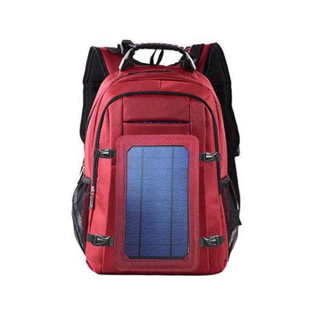 New Solar Charging USB Backpack men Fashion Casual Business Backpack Oxford Cloth Outdoor Bag