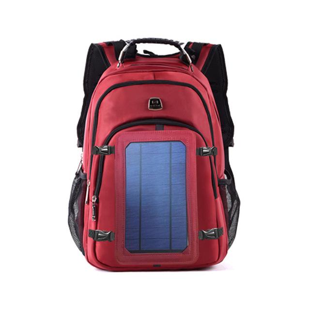 New Solar Charging USB Backpack men Fashion Casual Business Backpack Oxford Cloth Outdoor Bag