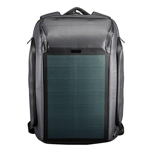 High Quality Men's Business Sports Backpack Large Capacity Solar USB Charging Backpack Leisure Short Trip Travel Student Bag