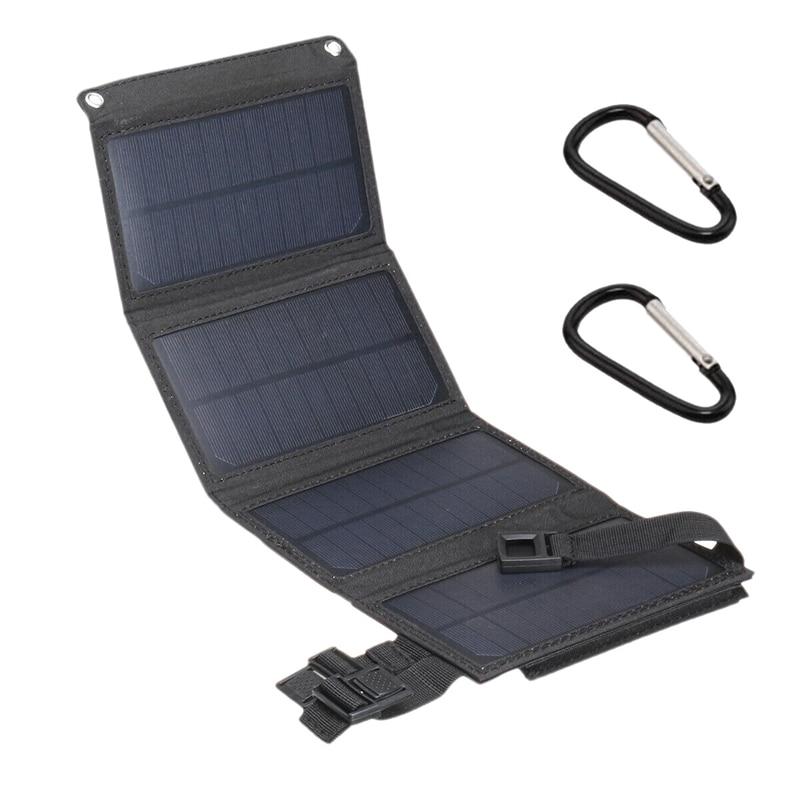15W 5V 2A Sun Power Usb Foldable Solar Panel Camping Hiking Phone Charger