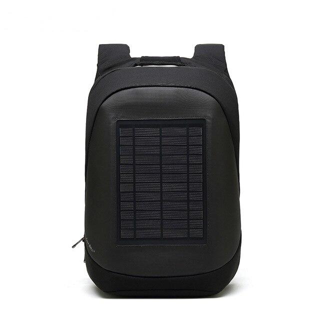 Multifunction Solar Energy Rechargeable Backpack Men Anti Thief Waterproof 15.6 inch USB Charging Laptop Backpack Travel Bags
