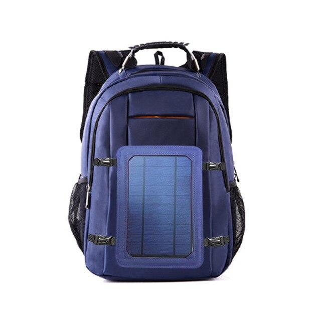 Solar Charging Backpack Fashion Casual Business Backpack Oxford Cloth Outdoor Bag