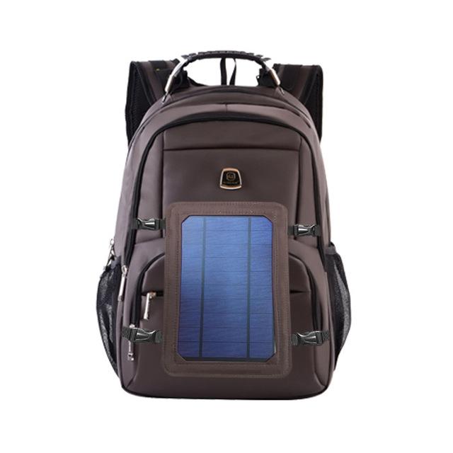 Solar Charging Backpack Fashion Casual Business Backpack Oxford Cloth Outdoor Bag