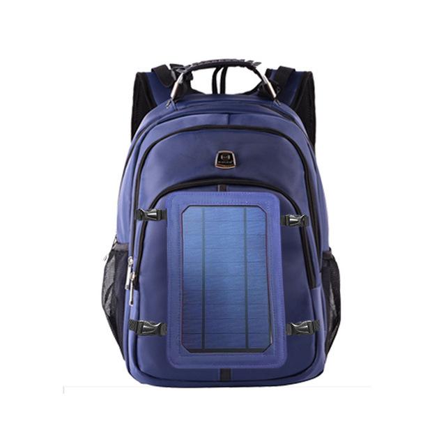 Solar Charging Backpack Fashion Casual Business Backpack Oxford Cloth Outdoor Bag