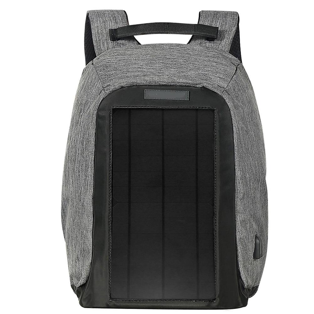 1 pcs Backpack Durable Exquisite Delicate Energy-saving Well-design Solar Backpack for Travel Backpacker Student Knapsacking