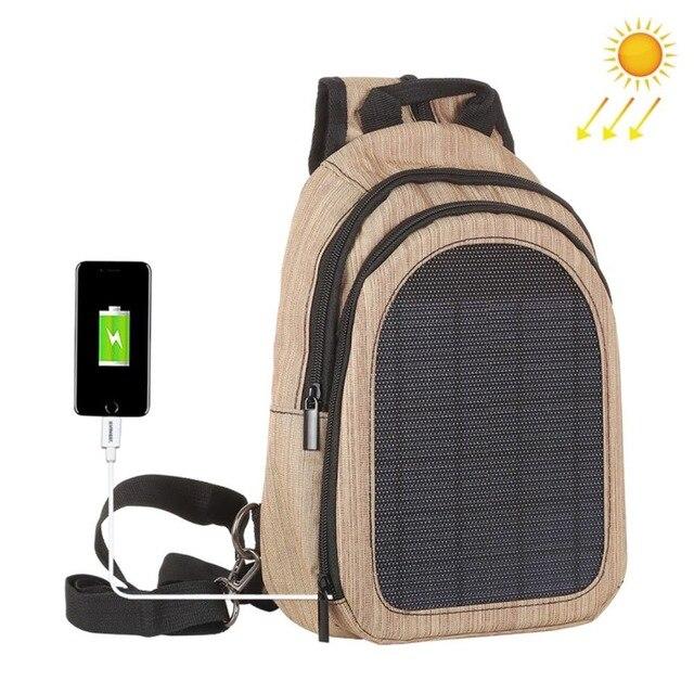 Pawaca Anti Thief Travel Backpack Solar Energy Charging Backpack For Women Men Convenient USB Charge Slanted Zipper PVC Backpack