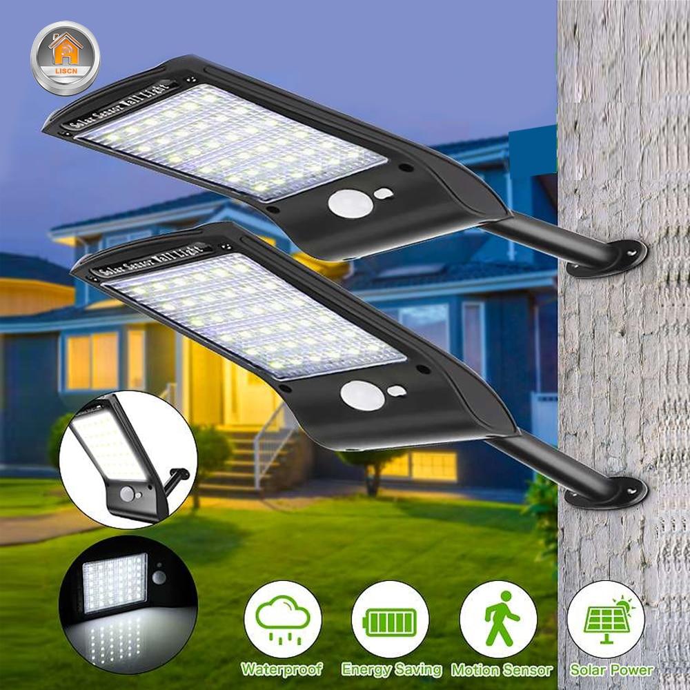 LED Solar Light Outdoor Waterproof Emergency Solar Lamp PIR Motion Sensor Wall Light Fence Stair Pathway Garden Solar Light