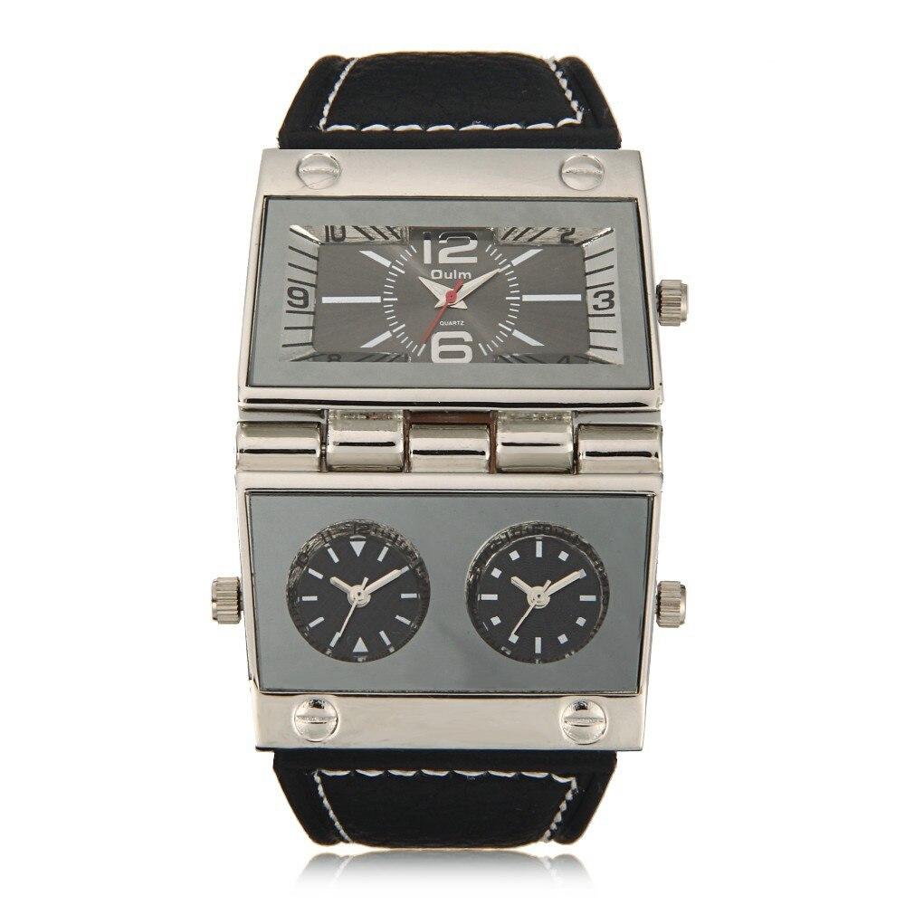 Cool New Hot Personality Men's Watch Fashion Sports Three Dials Nine-Piece Quartz Watch Student Christmas Men's Bracelet Gift