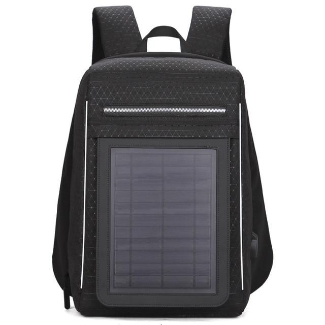 Solar Charging Backpack Men Businessmen laptop bag High-tec Back Packs Anti-theft Superior Pack Super cool different distinctive