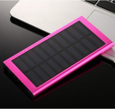 10000mah slim power bank solar powerbank 10000 mah charger  portable phone powerbank for cellphone battery bank