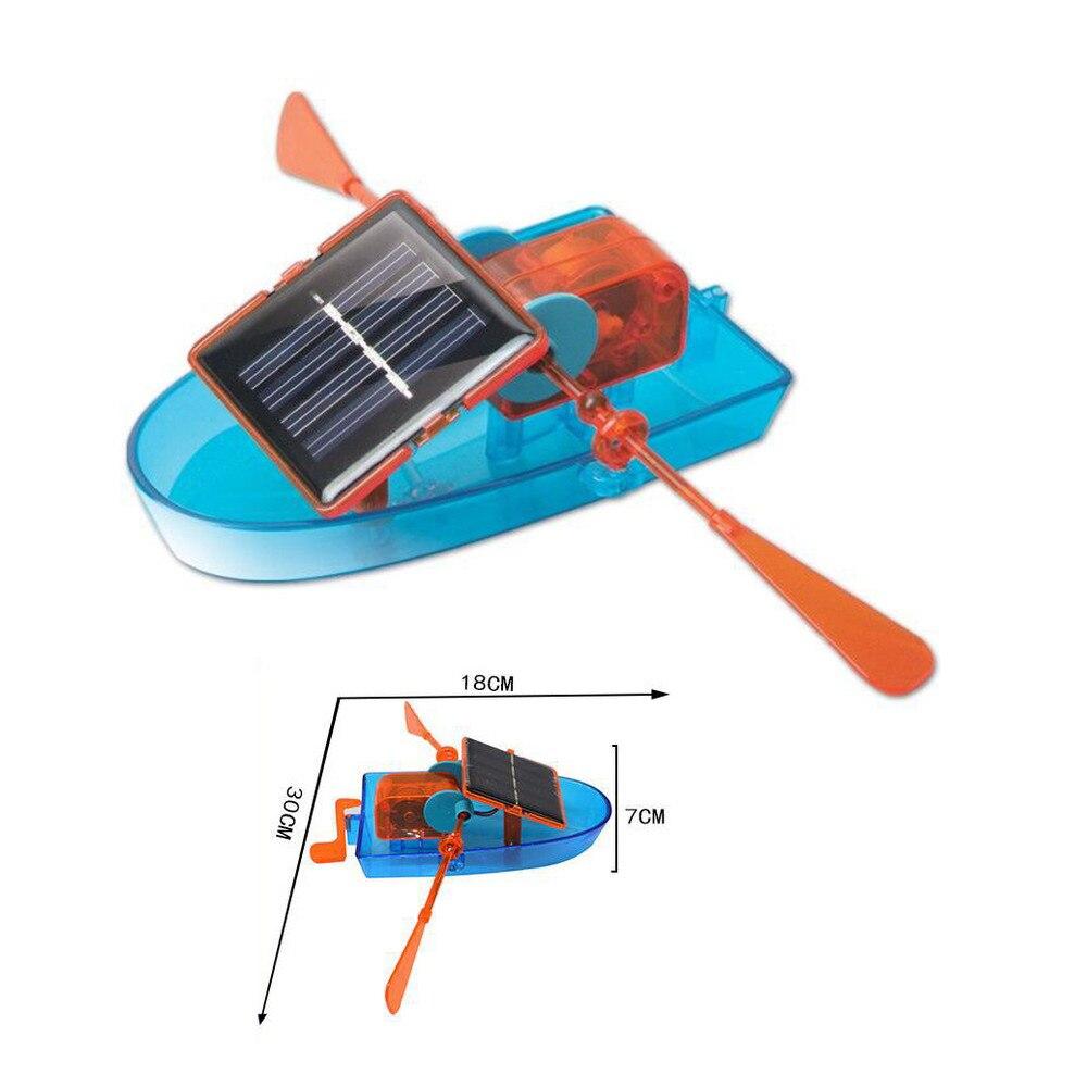 Solar Powered Boat DIY Building Kit Science Explorer Toy Kids Educational Toy Game Educational Toys For Children W729
