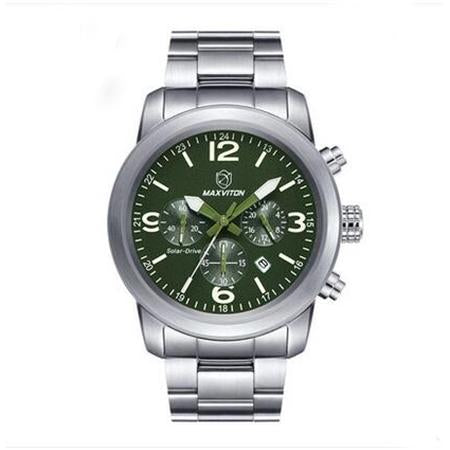 Fashion Sports Watches Special Forces Luminous 100Meters Waterproof Sapphire Glass Solar Movement Steel Men Wrist watch for male