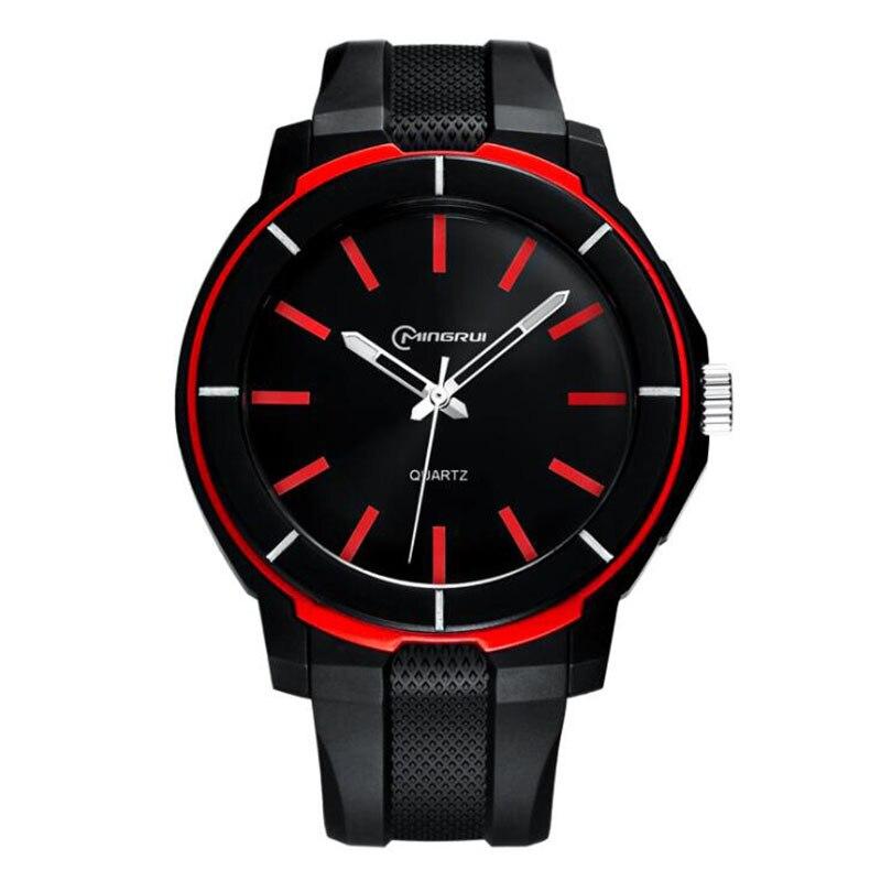 Hot Men's Waterproof Watch Girl Student Simple Table Cool Night Import Movement Organic Glass Mirror Glass PU Strap School Gift