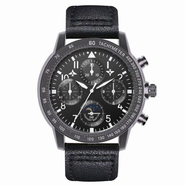 Sports Men'S Watch Waterproof Measuring Wind Speed Fashion Watch Leather Military Watch Army Watch Clock Unique Men'S Gift