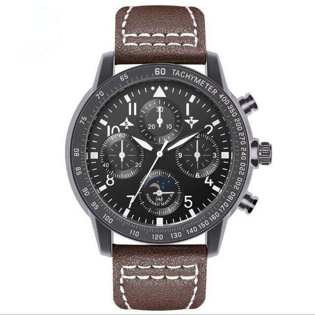 Sports Men'S Watch Waterproof Measuring Wind Speed Fashion Watch Leather Military Watch Army Watch Clock Unique Men'S Gift