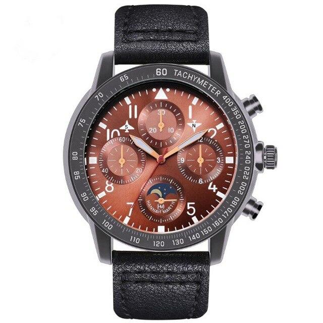 Sports Men'S Watch Waterproof Measuring Wind Speed Fashion Watch Leather Military Watch Army Watch Clock Unique Men'S Gift