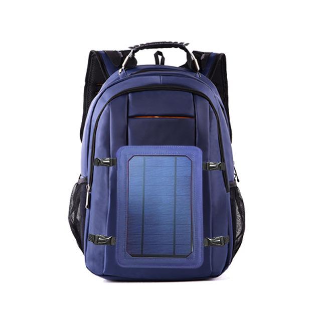 Men's leisure backpack solar energy multi-function high-capacity travel USB rechargeable travel bag outdoor computer backpack