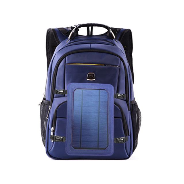 Men's leisure backpack solar energy multi-function high-capacity travel USB rechargeable travel bag outdoor computer backpack