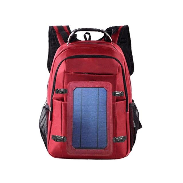 Men's leisure backpack solar energy multi-function high-capacity travel USB rechargeable travel bag outdoor computer backpack