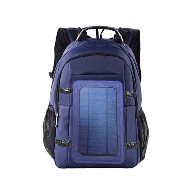 Men's leisure backpack solar energy multi-function high-capacity travel USB rechargeable travel bag outdoor computer backpack