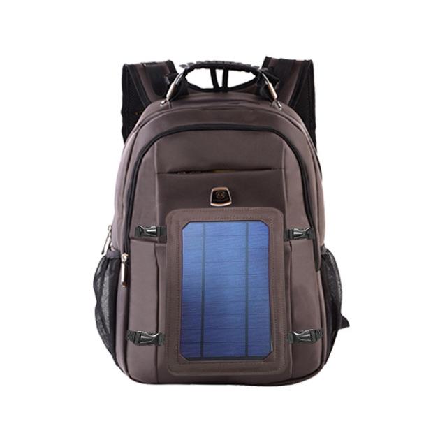 Men's leisure backpack solar energy multi-function high-capacity travel USB rechargeable travel bag outdoor computer backpack