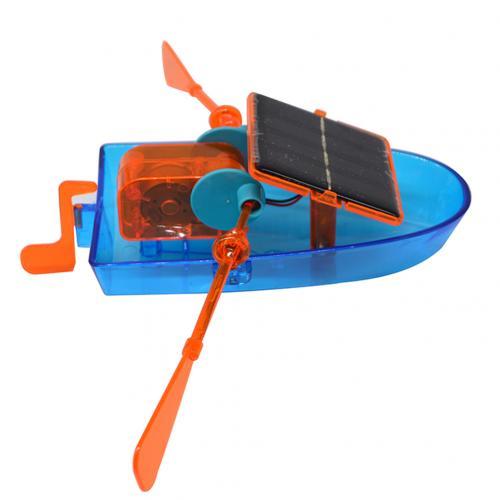 Kids Solar Power DIY Handmade Rowling Boat Toy Science Project Experiment Model