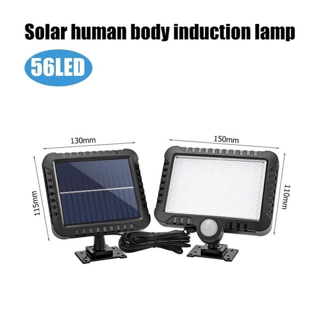 COB120LED Solar Motion Sensor Wall Light Outdoor Lighting Waterproof Solar Garden Lamp Street Garden Decoration Lamps