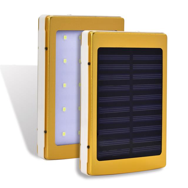 power bank 20000mah solar power bank with LED external battery technology bateria powerbank for iphone x samsung s8 honor