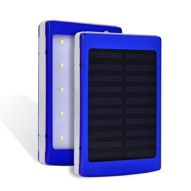 power bank 20000mah solar power bank with LED external battery technology bateria powerbank for iphone x samsung s8 honor