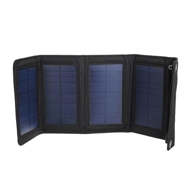 7.5W/10W/15W Waterproof Portable Sunpower Foldable Solar Panel Celles Charger with USB Port Universal Phones Power Bank Charger