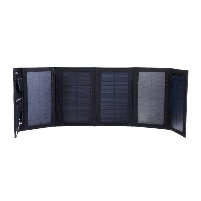 7.5W/10W/15W Waterproof Portable Sunpower Foldable Solar Panel Celles Charger with USB Port Universal Phones Power Bank Charger