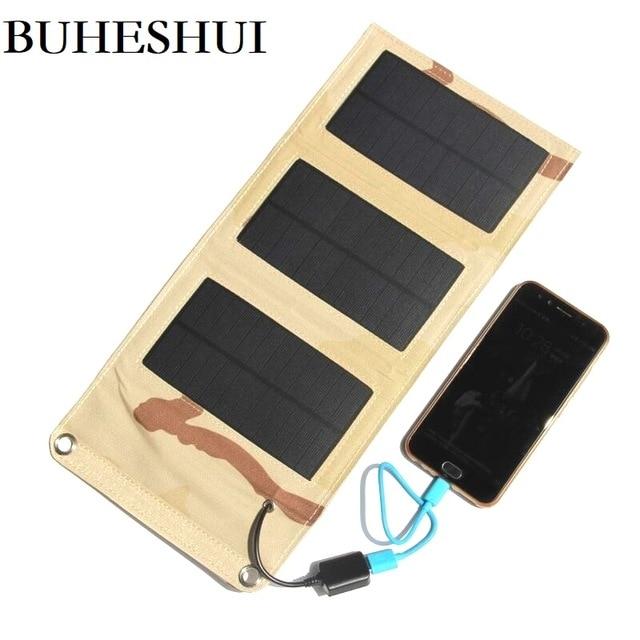 BUHESHUI 27W Solar Panel Charger For/iphone/ Mobile Phone/Power Bank 6W Solar Charger Outdoor Waterproof Free Shipping